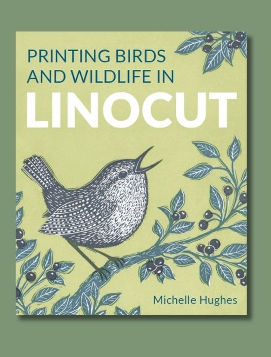 Printing Birds and Wildlife in Linocut by Michelle Hughes