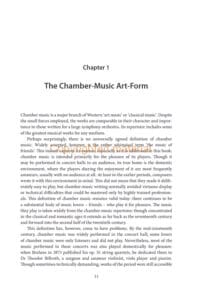 A Player’s Guide to Chamber Music A Player’s Guide to Chamber Music