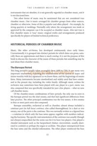 A Player’s Guide to Chamber Music A Player’s Guide to Chamber Music