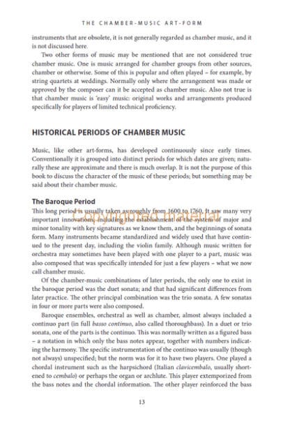 A Player’s Guide to Chamber Music