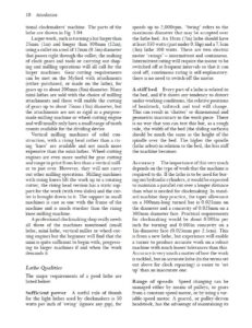 Using the Engineer’s Lathe in Clockmaking Using the Engineer’s Lathe in Clockmaking
