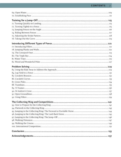 100 Exercises for Showjumping