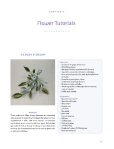Creating Flowers from Flowerpaste Creating Flowers from Flowerpaste