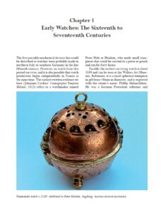Watch – An Illustrated Guide to its History and Mechanism Watch – An Illustrated Guide to its History and Mechanism