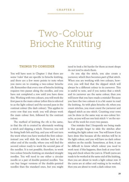 Knitting Techniques: Brioche