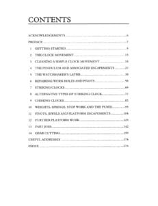 The Clock Repairer’s Manual The Clock Repairer’s Manual