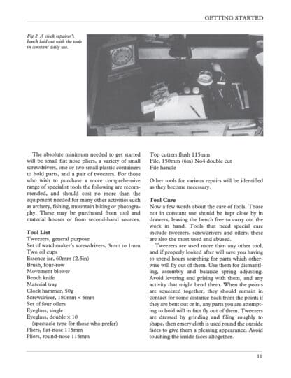 The Clock Repairer’s Manual