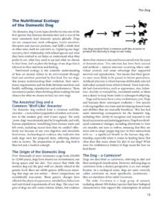 Canine Nutrition Canine Nutrition