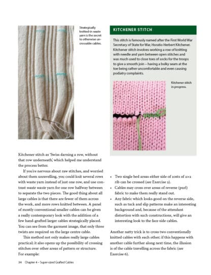 Machine Knitting Techniques: Cables