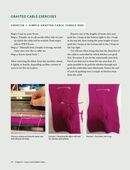Machine Knitting Techniques: Cables