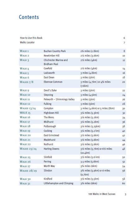 100 Walks in West Sussex