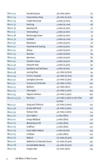 100 Walks in West Sussex