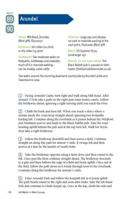 100 Walks in West Sussex