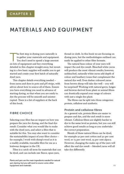 Dyeing Yarn Naturally