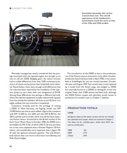The Mercedes-Benz Ponton and 190SL
