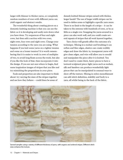 Machine Knitting Techniques: Texture and 3D Effects