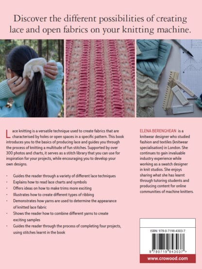 Machine Knitting Techniques: Lace and Open Fabrics