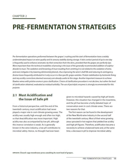Cool-Climate White Wine Oenology