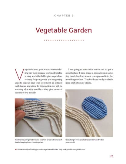 Creating Miniature Food for Dolls’ Houses