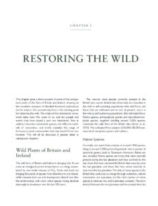 Restoring the Wild Restoring the Wild