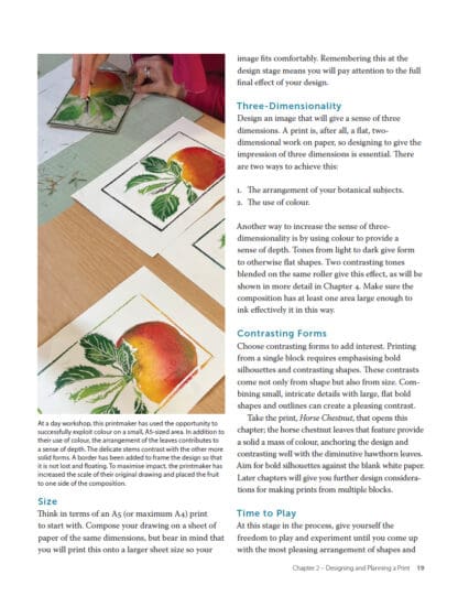Botanical Prints in Linocut