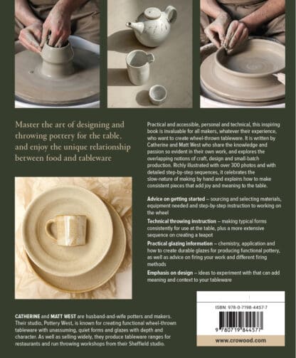 Designing and Making Tableware at The Wheel