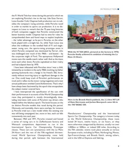 Porsche Sports Racing Prototypes 1963–1971