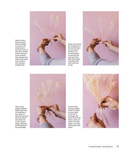 Design and Style Modern Dried Flowers