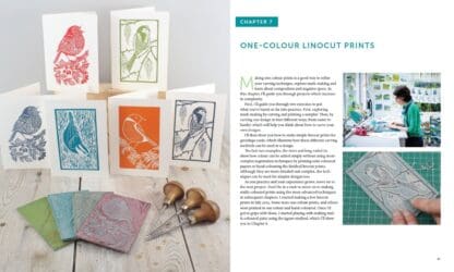 Printing Birds and Wildlife In Linocut