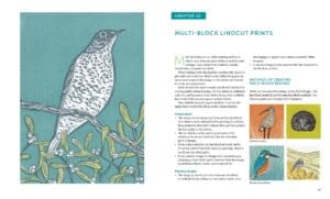 Printing Birds and Wildlife In Linocut