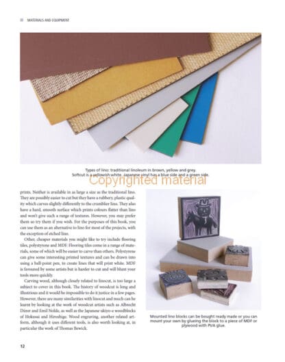 Linocut for Artists and Designers