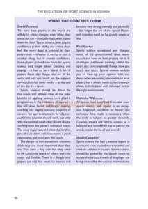 The Science of Sport: Squash The Science of Sport: Squash