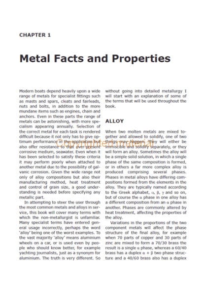 Metals in Boats