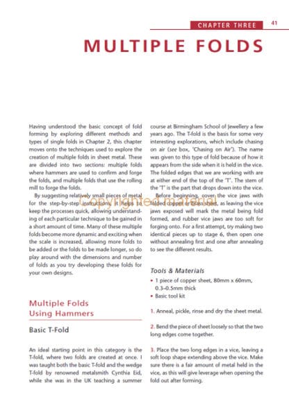Fold Forming for Jewellers and Metalsmiths