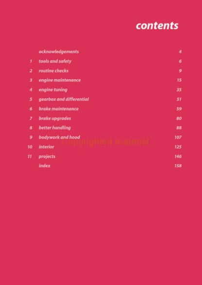 Mazda MX-5 Maintenance and Upgrades Manual