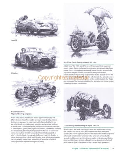 Drawing and Painting Cars