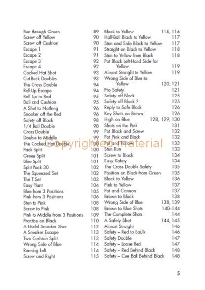 The Complete Book of Snooker Shots