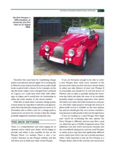 Buying and Maintaining a Modern Traditional Morgan Buying and Maintaining a Modern Traditional Morgan