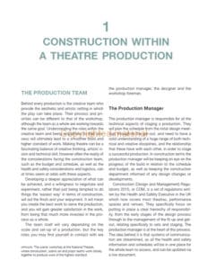 Scenic Construction for the Stage
