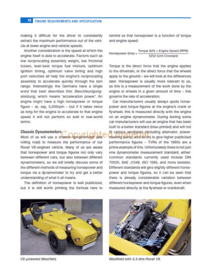 Tuning and Modifying the Rover V8 Engine