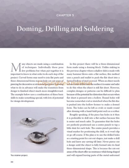 Small-scale Silversmithing