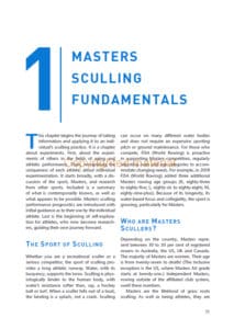 Masters Sculling