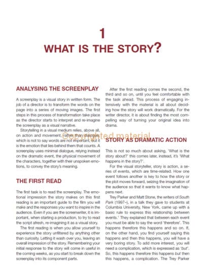 Storytelling for Directors