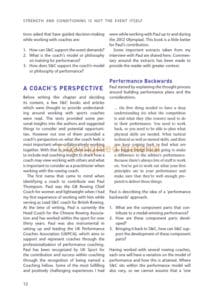 Strength and Conditioning for Rowing Strength and Conditioning for Rowing