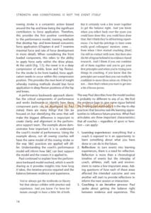 Strength and Conditioning for Rowing Strength and Conditioning for Rowing