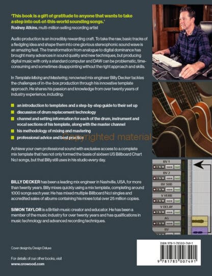 Template Mixing and Mastering