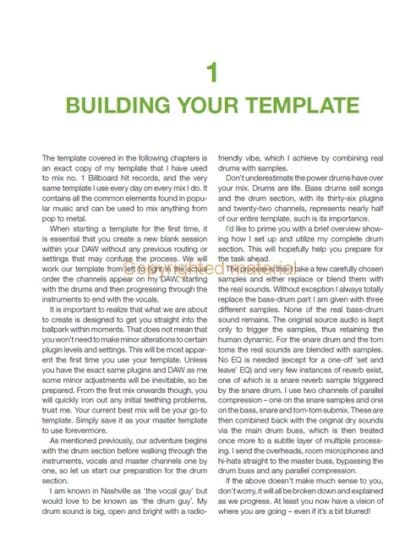 Template Mixing and Mastering