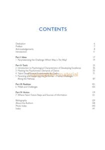 Performance Psychology for Dancers Performance Psychology for Dancers