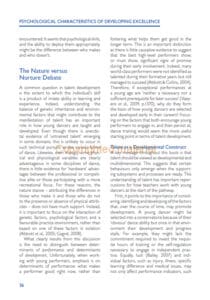 Performance Psychology for Dancers Performance Psychology for Dancers