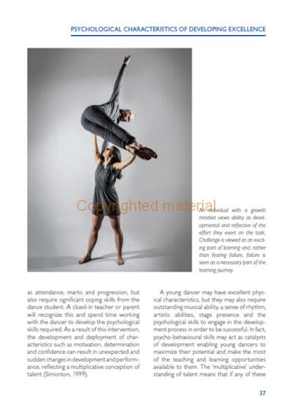 Performance Psychology for Dancers